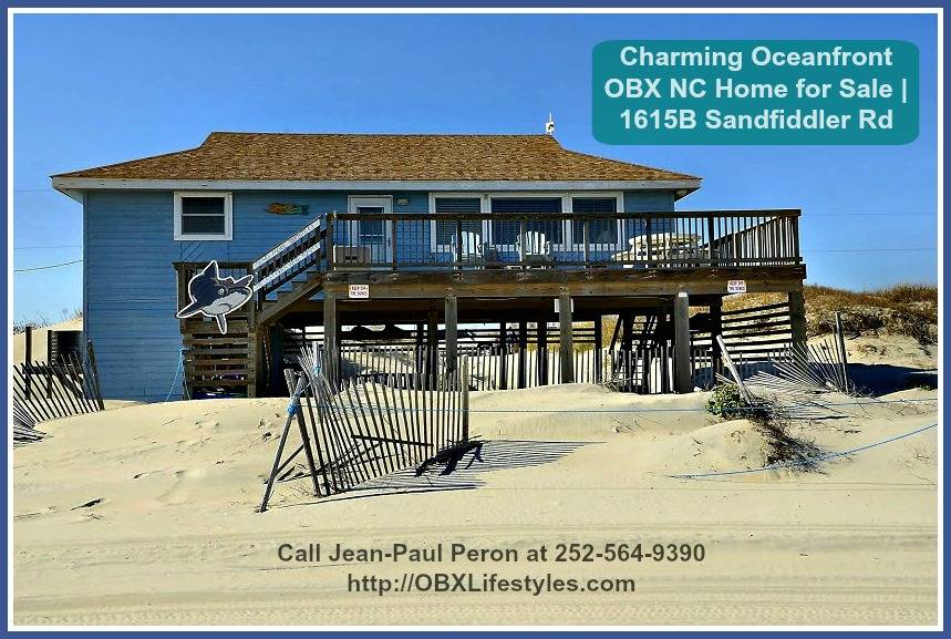 Oceanfront OBX NC Home for Sale 1615B Sandfiddler Rd